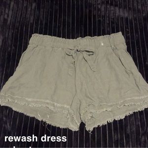 Army Green Dress Shorts
